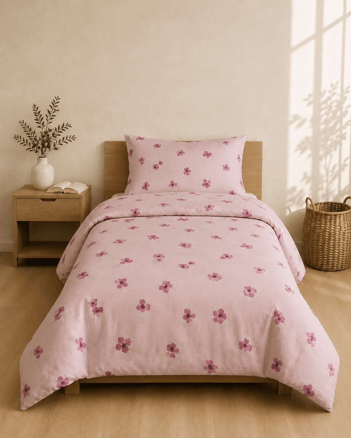 Light Pink Small Floral Print