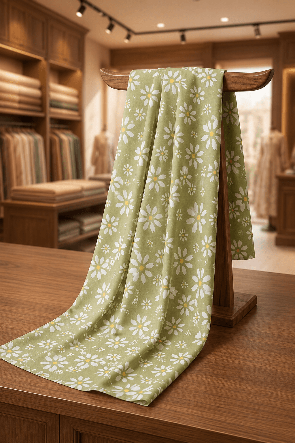 Sage Daisy Print