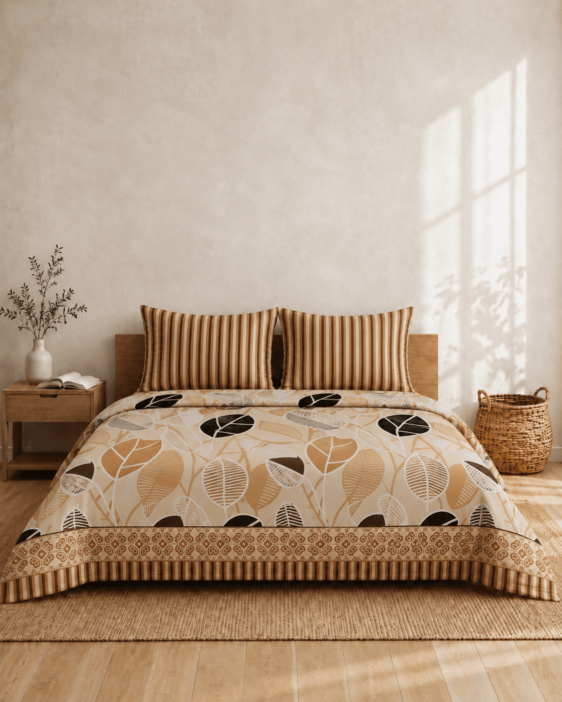 Cotton double bed sheet